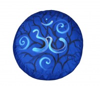 Meditačný vankúš LaMonka & Elbabett OM MOONLIGHT