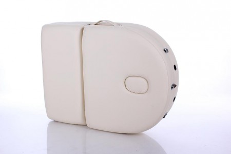 Drevený masážny stôl RestPro® VIP3 OVAL SET - krémový