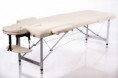Hliníkové masérske lehátko RestPro® ALU2 (M) SET - krémové (180x60cm)